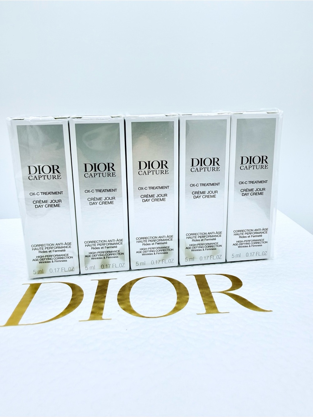 10pc Dior Capture ox-c treatment creme correction anti aging day cream samples